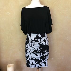 BCBGENERATION twisted panel dress